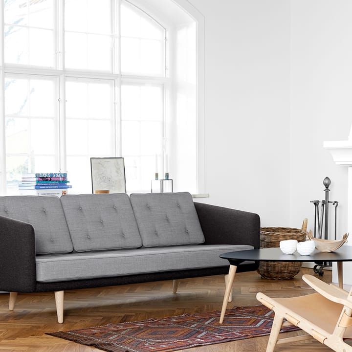 No 1 sofa 3-zits, Remix 173-remix 123-ekben Fredericia Furniture