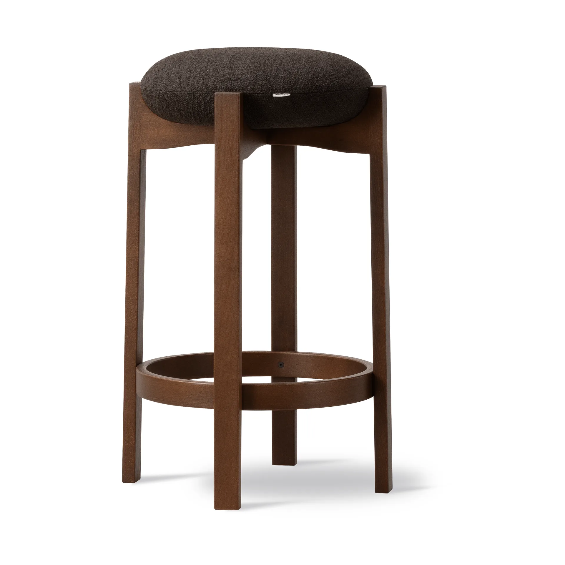 Pioneer krukstoel hoog, Odino RC41 dark brown-donker gelakt beuken Fredericia Furniture