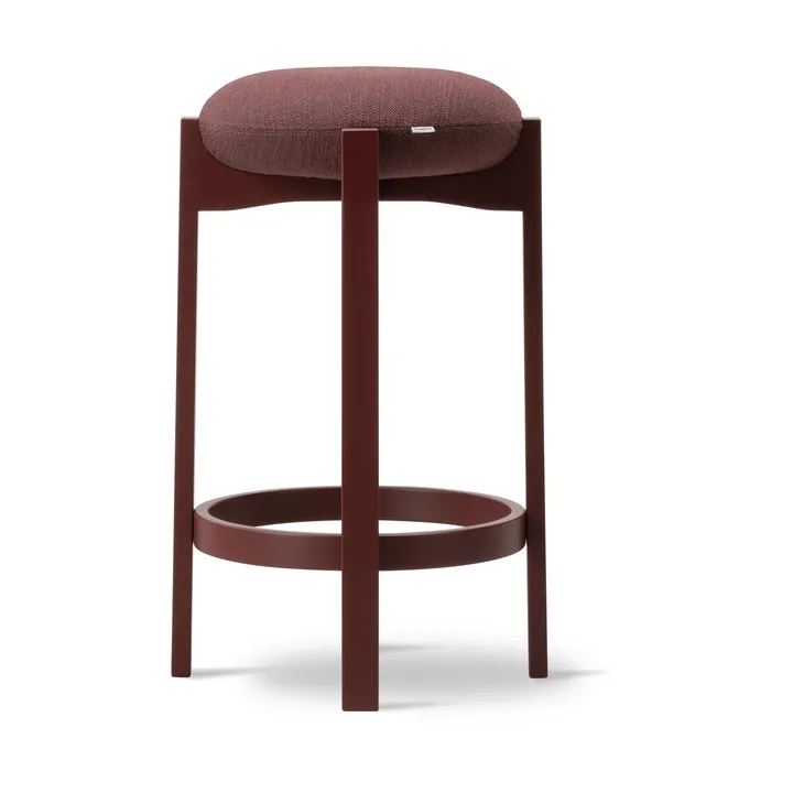 Pioneer krukstoel hoog - Odino RC43 bordeaux-bordeaux beuken - Fredericia Furniture