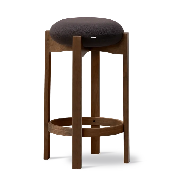 Pioneer krukstoel hoog - Vidar 386-rookgebeitst gelakt eik - Fredericia Furniture