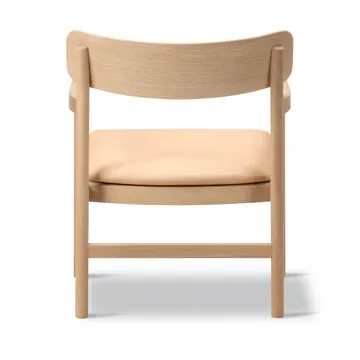 Post loungestoel - Vegeta leer-lichtgeolied eiken - Fredericia Furniture