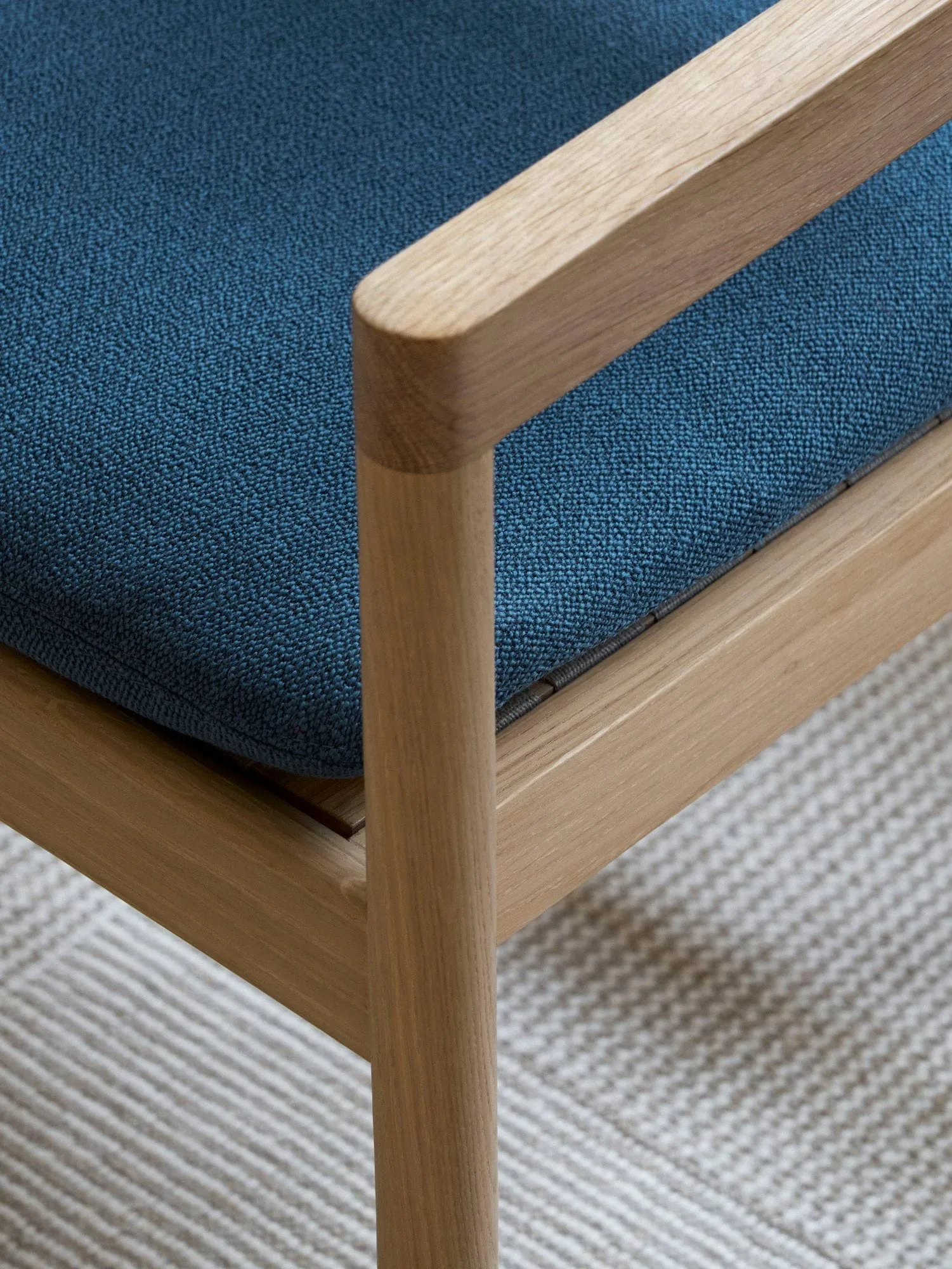 Post loungestoel, Vidar 733-licht geolied eikenhout Fredericia Furniture