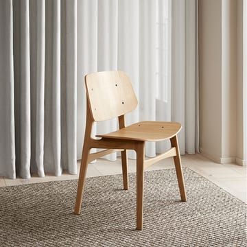 Søborg houten stoel - Blankgelakte eik - Fredericia Furniture