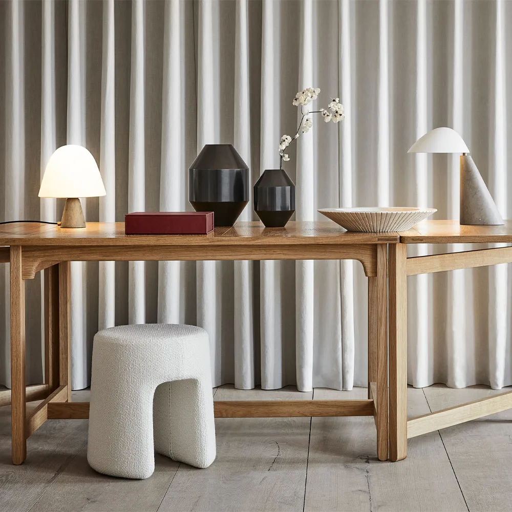Sequoia poef, Hallingdal 110 grijs Fredericia Furniture