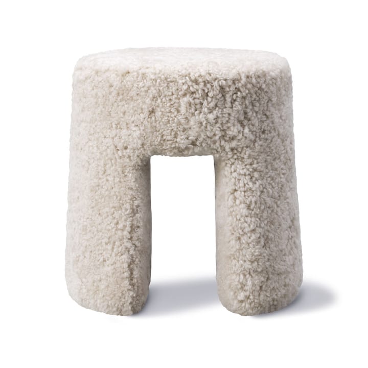 Sequoia poef - Schapenvacht moonlight - Fredericia Furniture