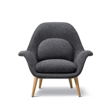 Swoon fauteuil - Hallingdal 65 180 – geolied eiken - Fredericia Furniture