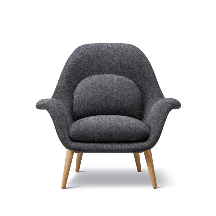 Swoon fauteuil - Hallingdal 65 180 – geolied eiken - Fredericia Furniture