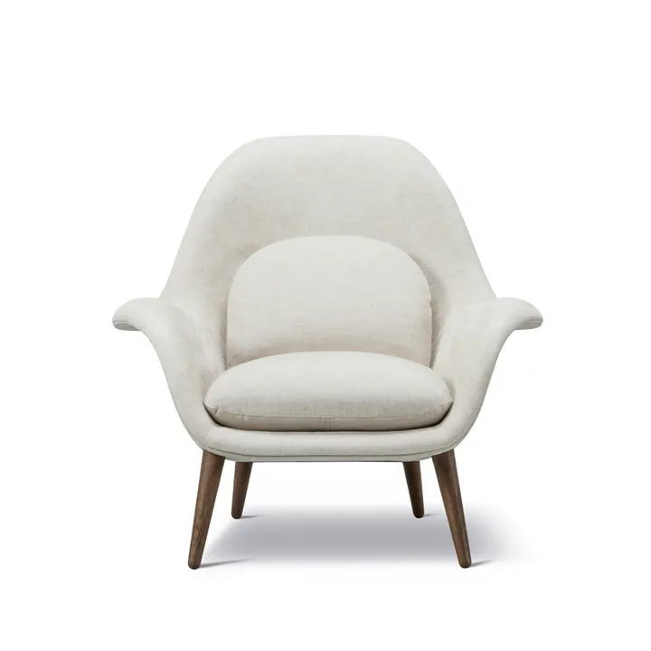 Swoon fauteuil - Maple 222 wit – gerookt eiken - Fredericia Furniture