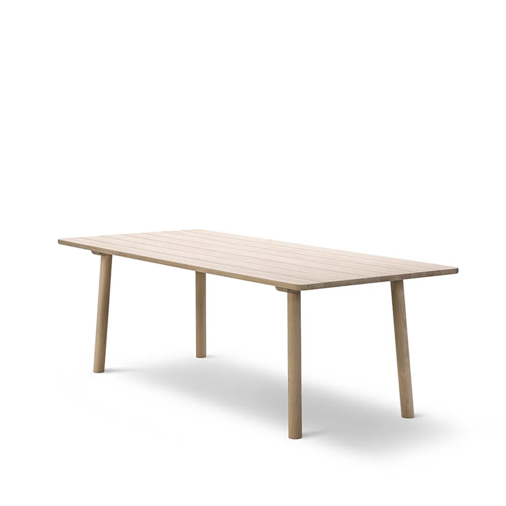 Taro 6106 eetkamertafel, Gewassen eik, 220x93,5 cm Fredericia Furniture