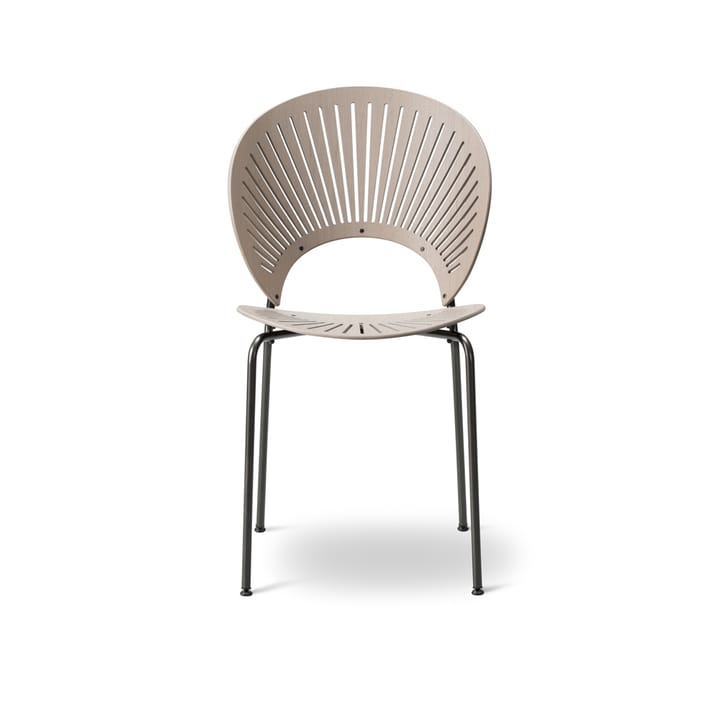 Trinidad 3398 stoel - Betsad lichtgrijs eik-flint - Fredericia Furniture