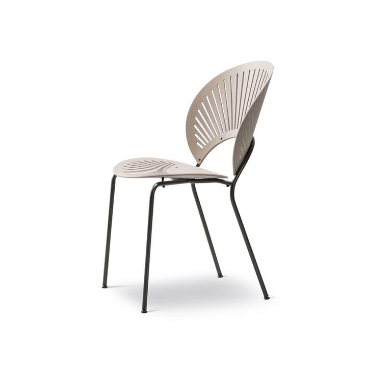 Trinidad 3398 stoel, Betsad lichtgrijs eik-flint Fredericia Furniture