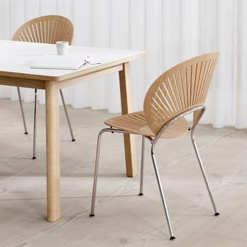Trinidad 3398 stoel - Zwart gebeitst essen-voet zwart - Fredericia Furniture