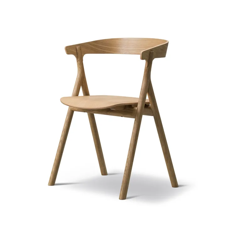 Yksi 3340 stoel - Gelakt eiken - Fredericia Furniture