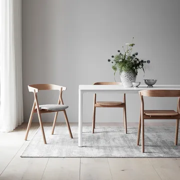 Yksi 3340 stoel - Gelakt eiken - Fredericia Furniture