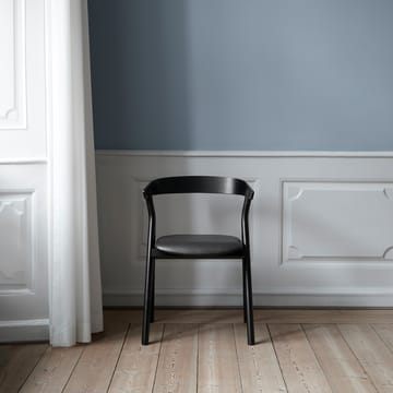 Yksi 3341 stoel - Leder premium 88-zwartgelakte eik - Fredericia Furniture
