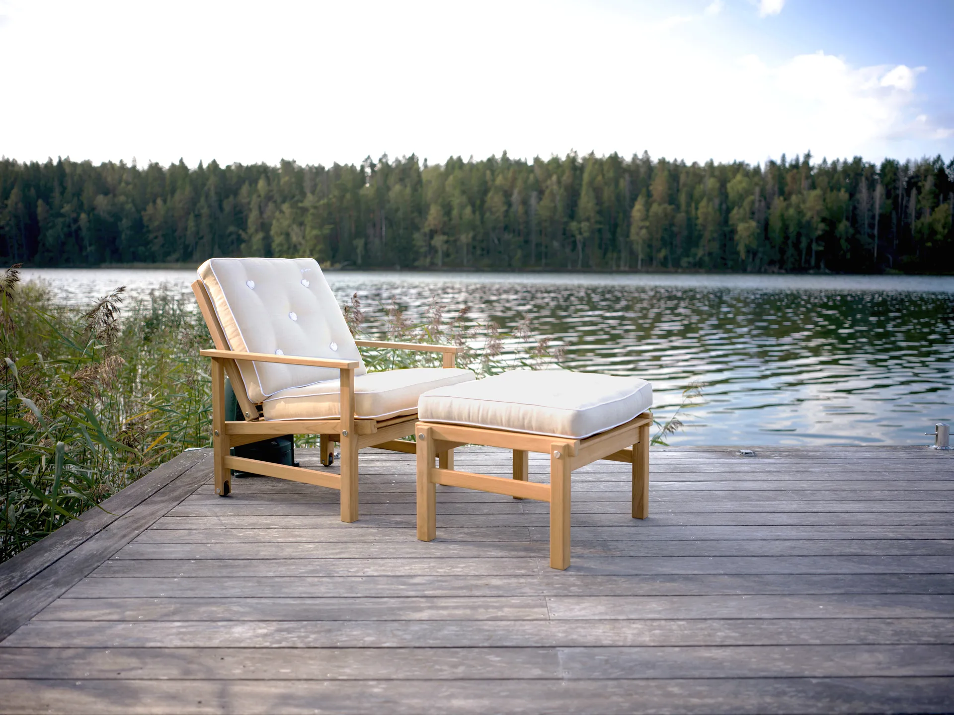 05 fauteuil, Teak Fri Form