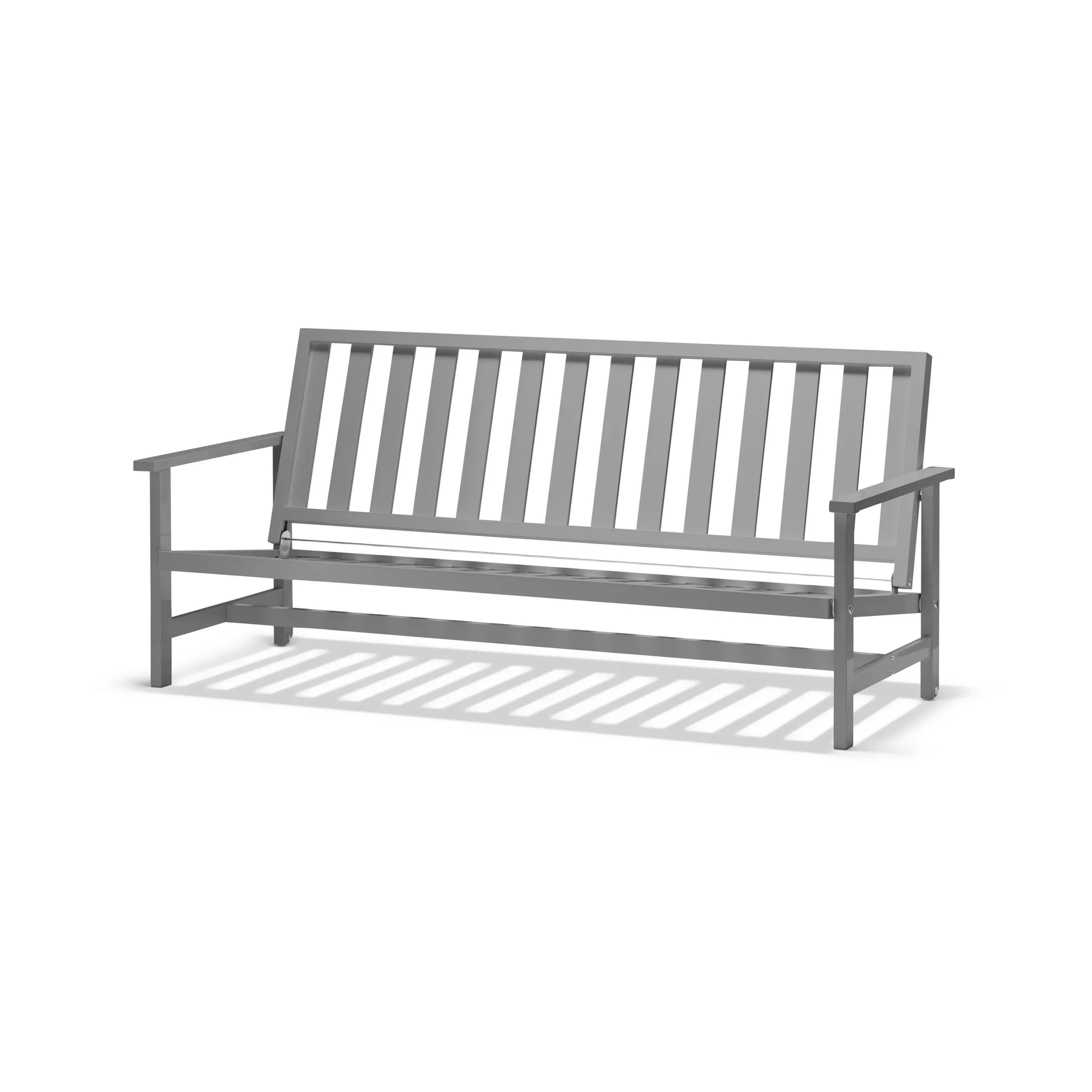 09 bank, Grijs, 3-zits Fri Form