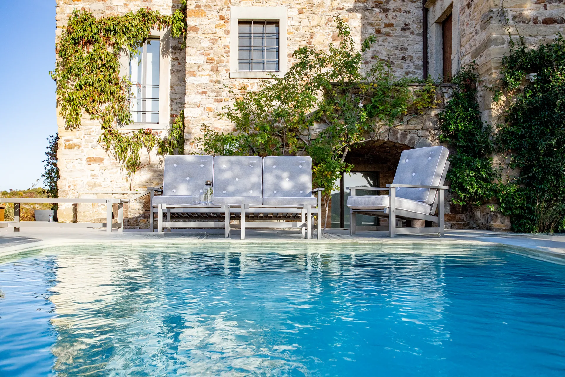 09 bank, Grijs, 3-zits Fri Form