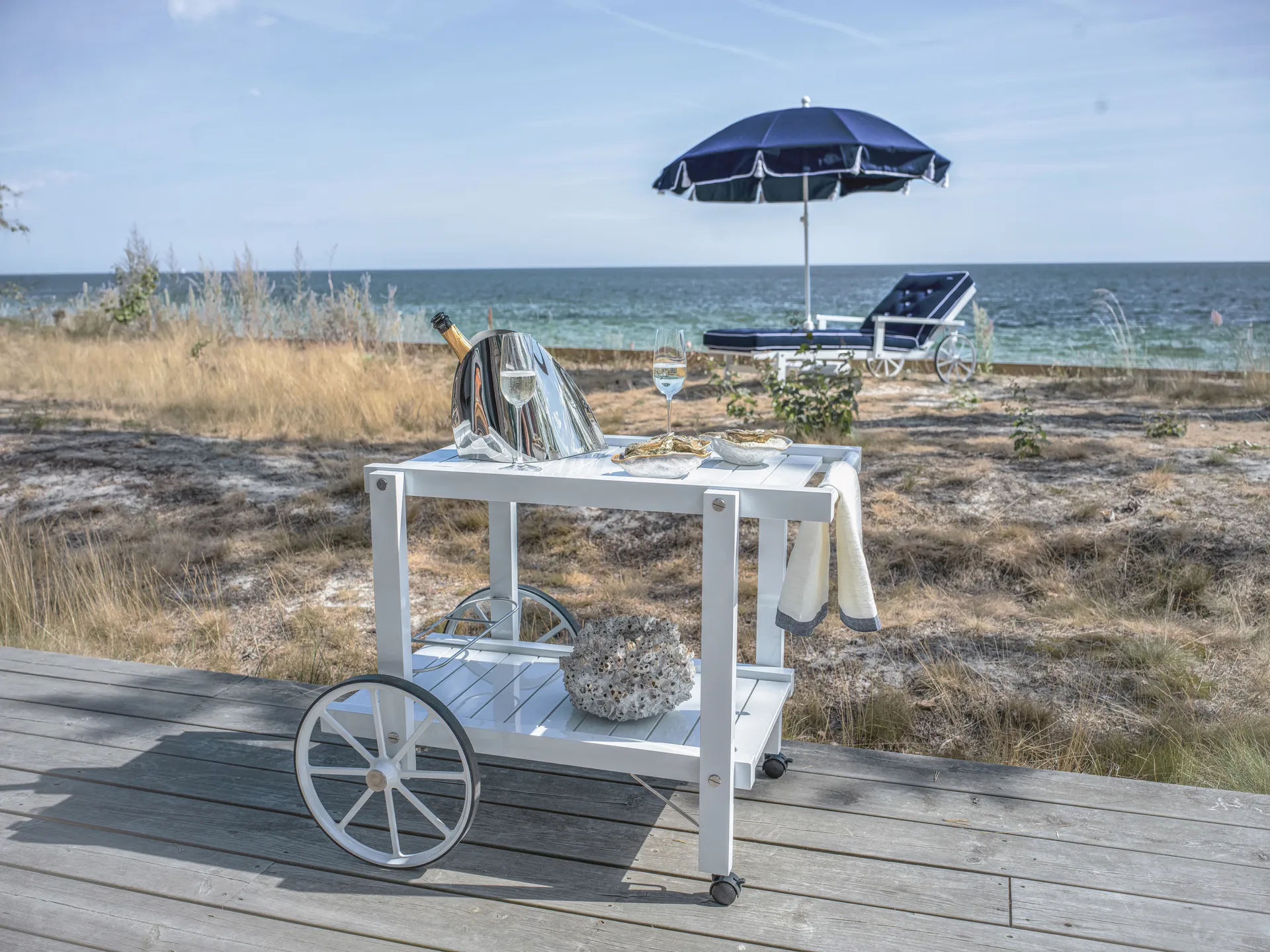 14 serveerwagen, Wit Fri Form