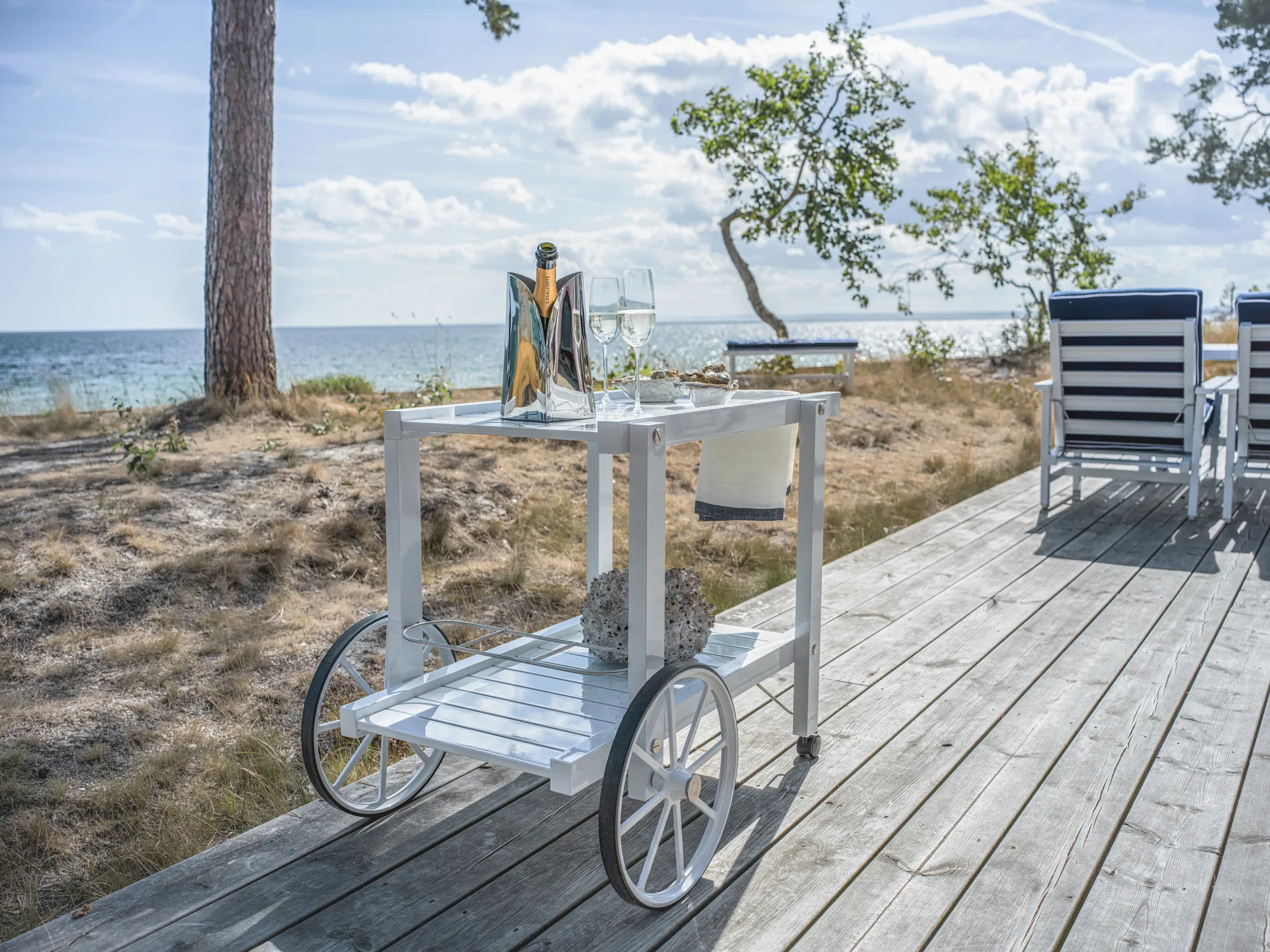 14 serveerwagen, Wit Fri Form