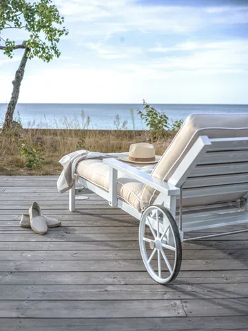 31 ligbed - Wit, 79x174 cm - Fri Form