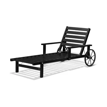 31 ligbed - Zwart, 79x174 cm - Fri Form