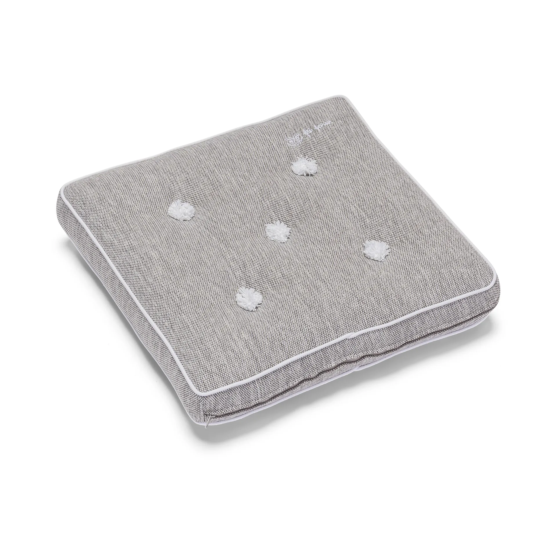 42 zitkussen, Crown grijs, 42x42 cm Fri Form