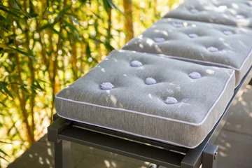 45 bank - Grijs, 135 cm - Fri Form