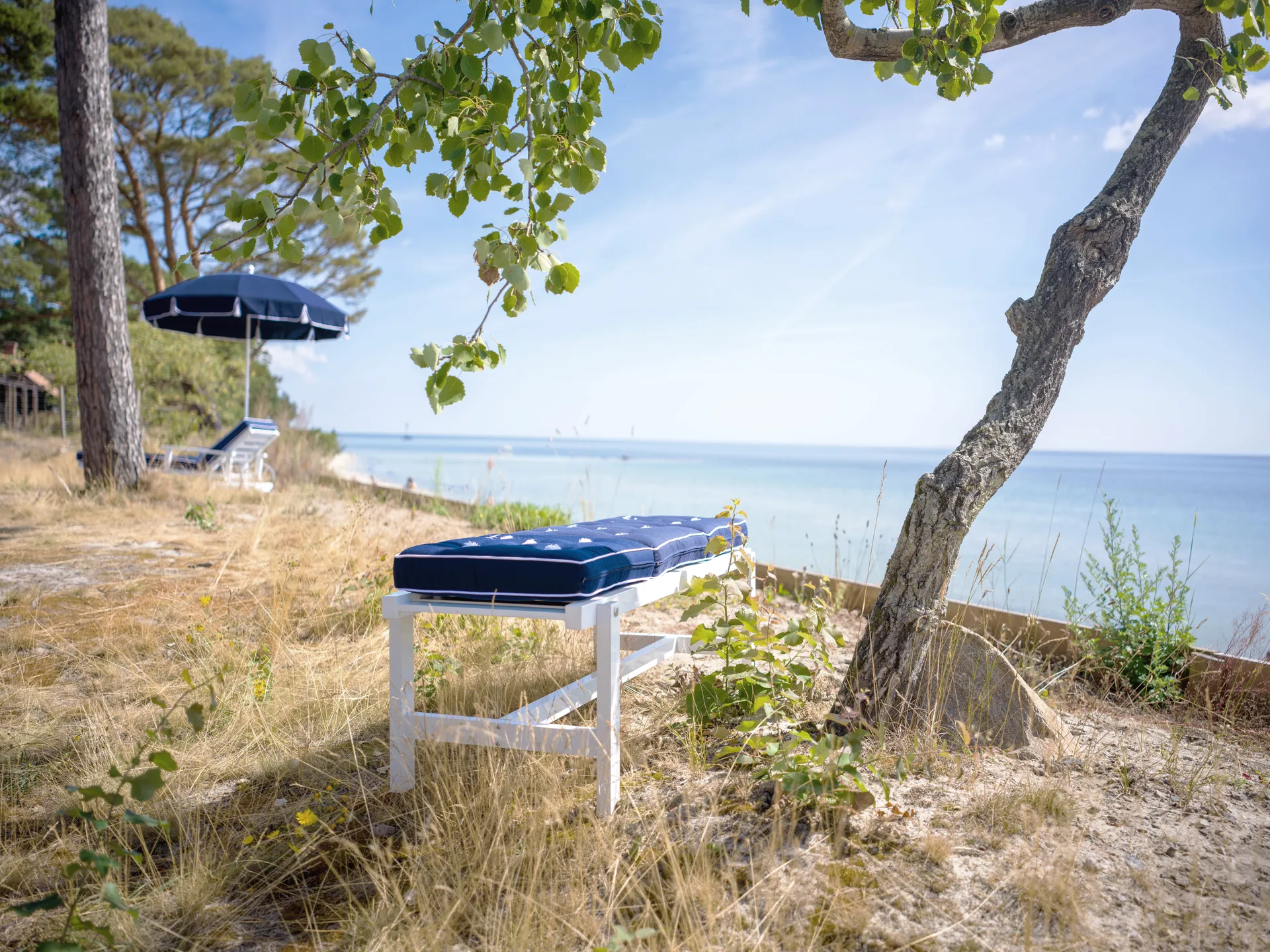 45 bank, Wit, 135 cm Fri Form