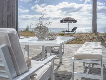 45 bank - Wit, 135 cm - Fri Form