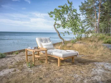 49 trolley - Teak, 48x45 cm - Fri Form