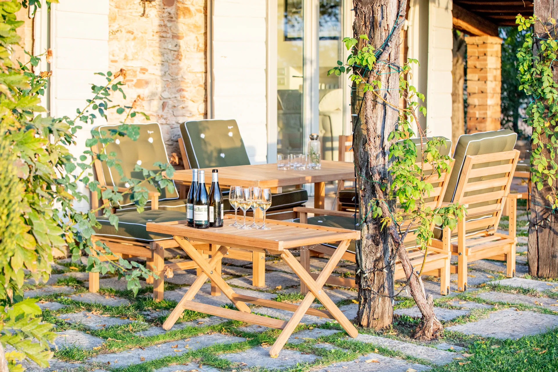 60 dienbladtafel, Teak, 59x94 cm Fri Form