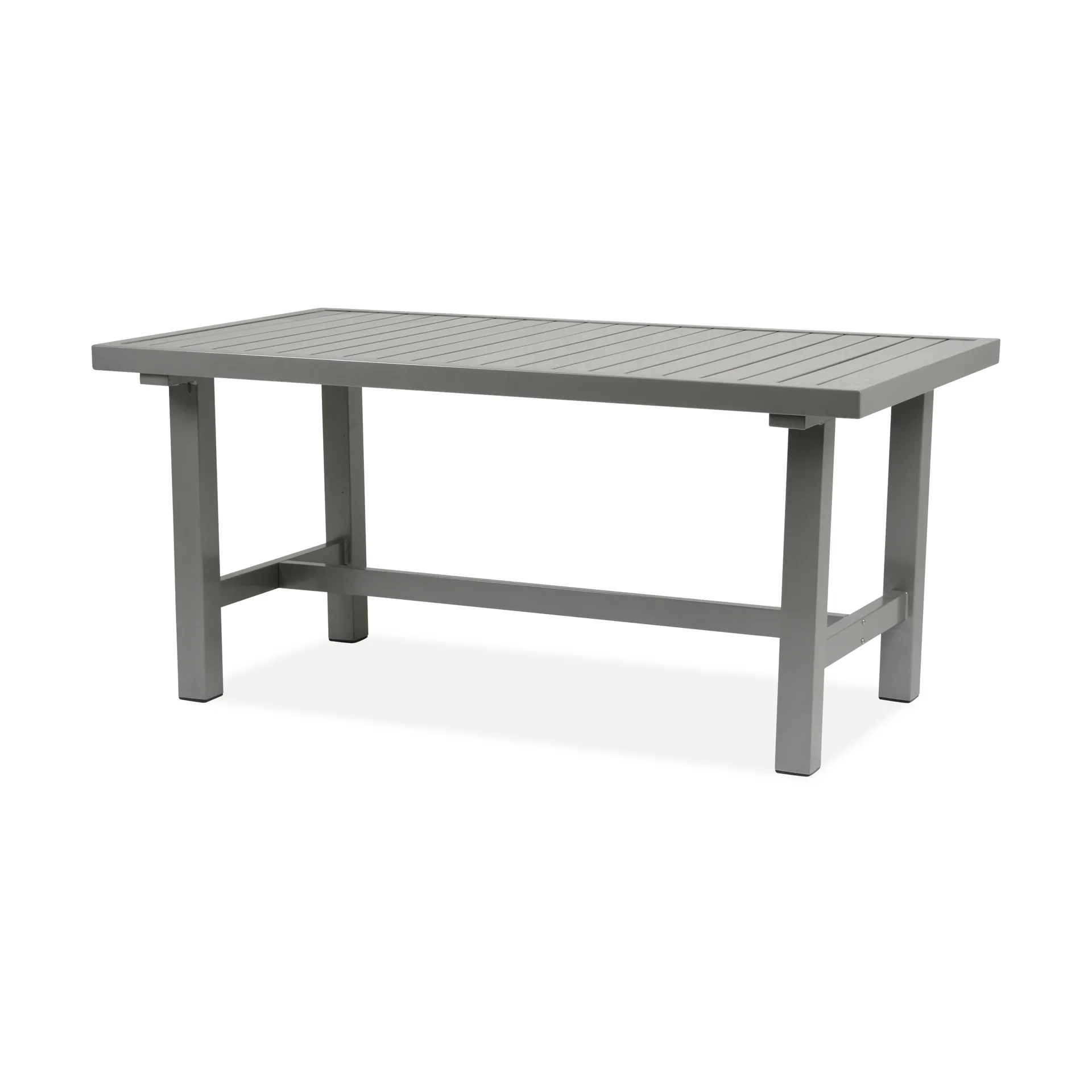 62 tafel, Grijs, 142x80x65,5 cm Fri Form