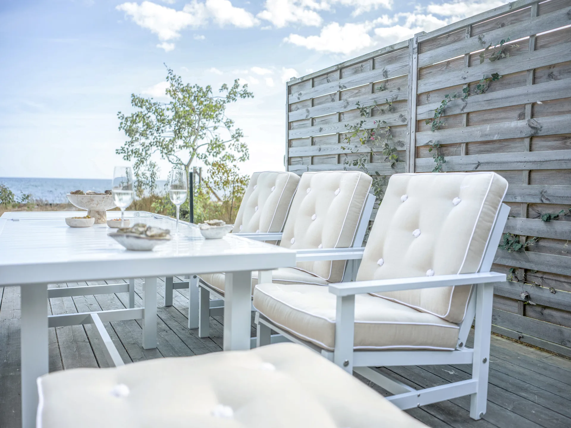 62 tafel, Wit, 142x80x72 cm Fri Form