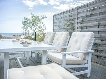 62 tafel - Wit, 142x80x72 cm - Fri Form