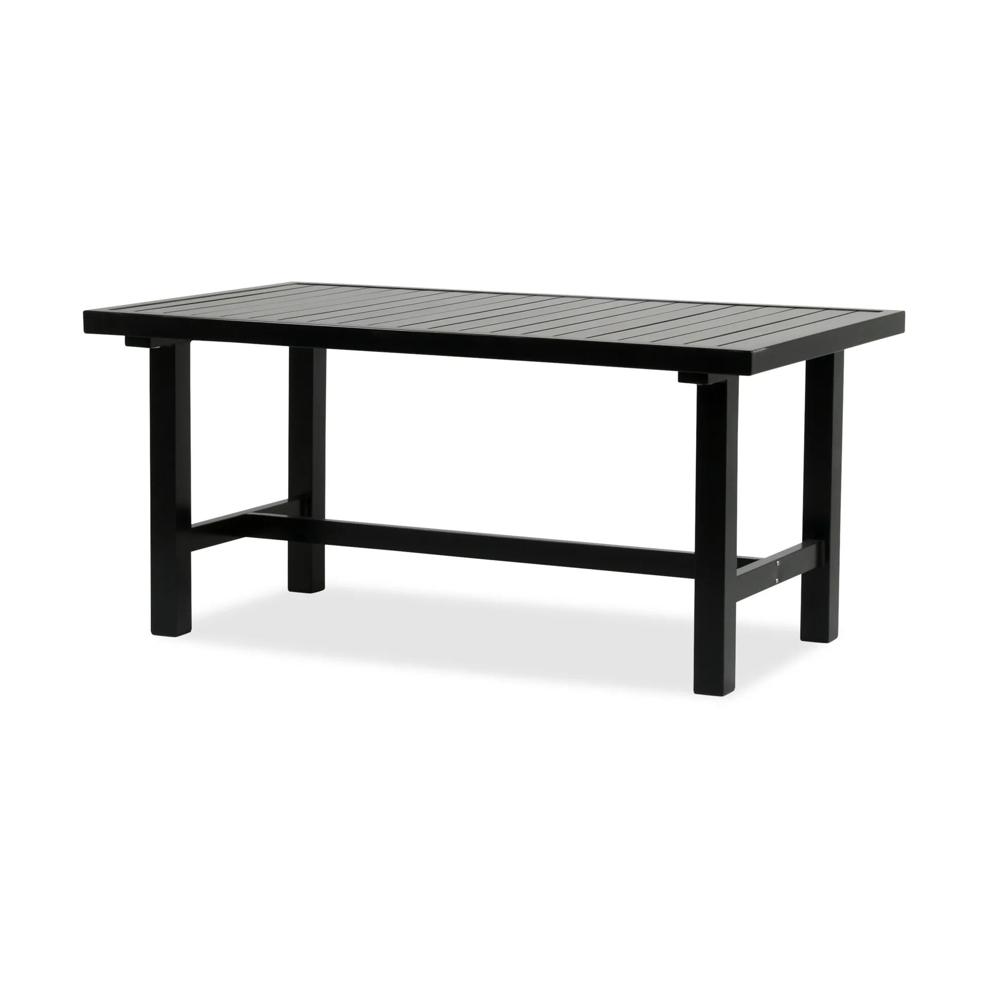 62 tafel, Zwart, 142x80x65,5 cm Fri Form