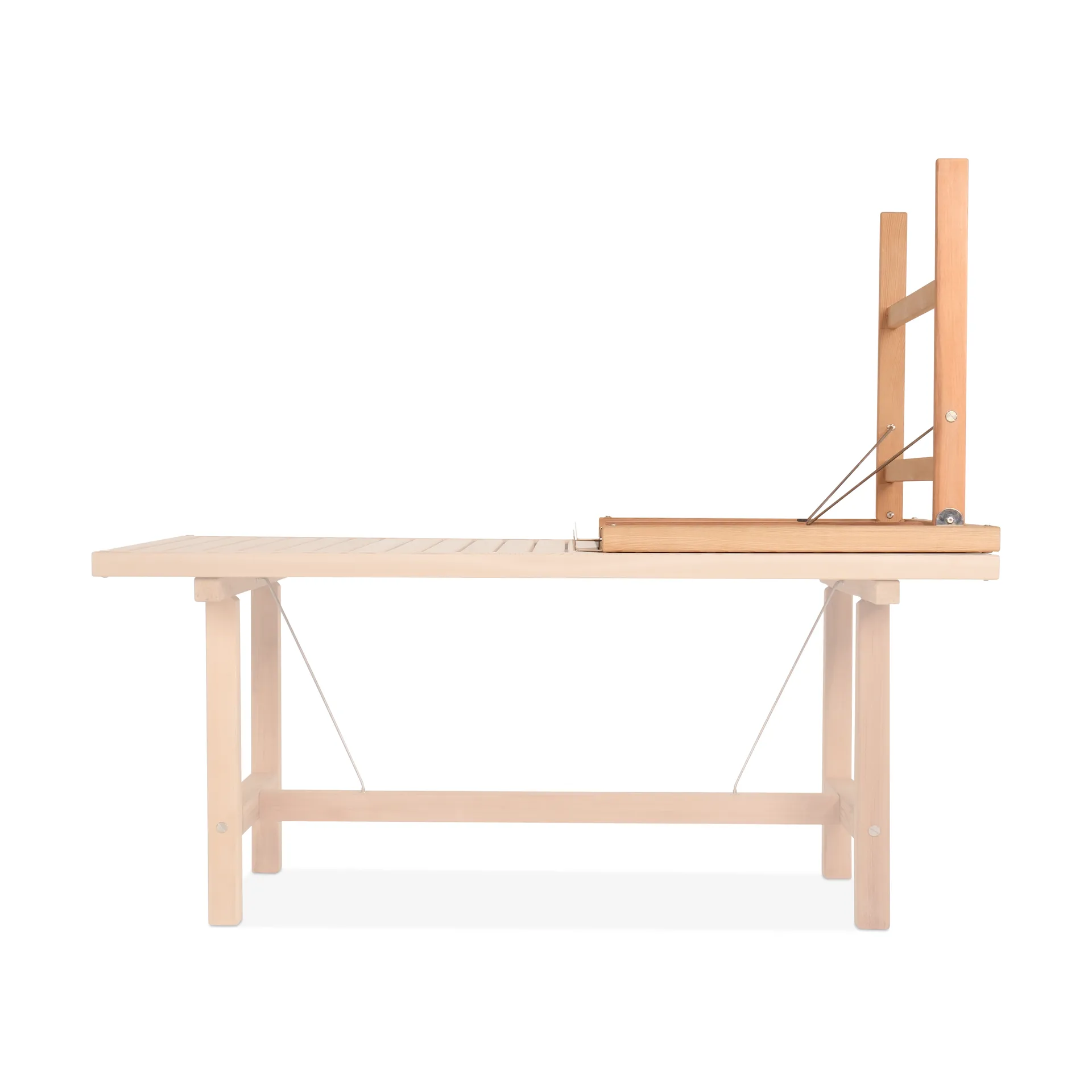 64 verlengblad met poten, Redwood, H: 68 cm Fri Form