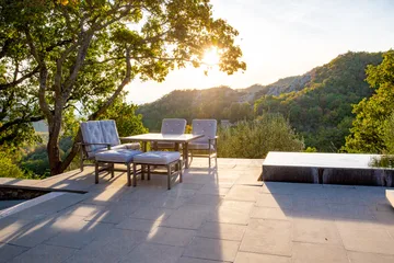 65 tafel - Grijs, 124x133x66 cm - Fri Form