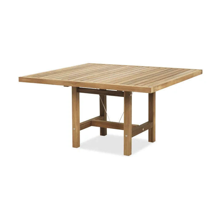 65 tafel - Teak, 128x120x68 cm - Fri Form