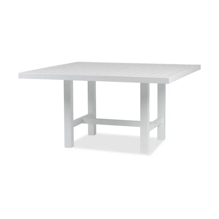 65 tafel - Wit, 124x122x72 cm - Fri Form