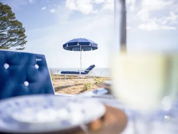 90 parasol - Donkerblauw, Ø220 cm - Fri Form