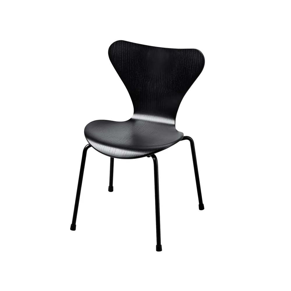 3177 Series 7 kinderstoel, Black Fritz Hansen