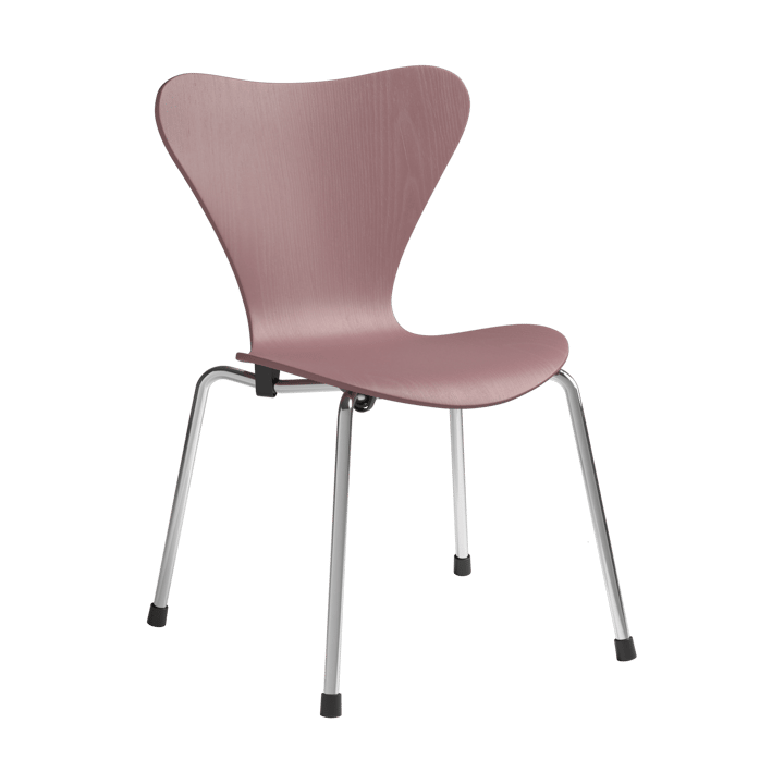 3177 Sjuan kinderstoel - Wild rose geschilderde as-chroom - Fritz Hansen