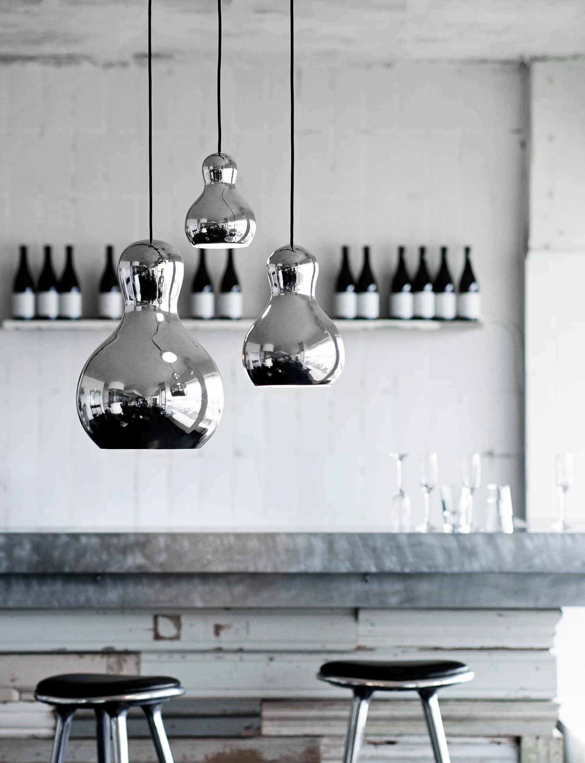 Calabash P1 hanglamp, Zilver Fritz Hansen