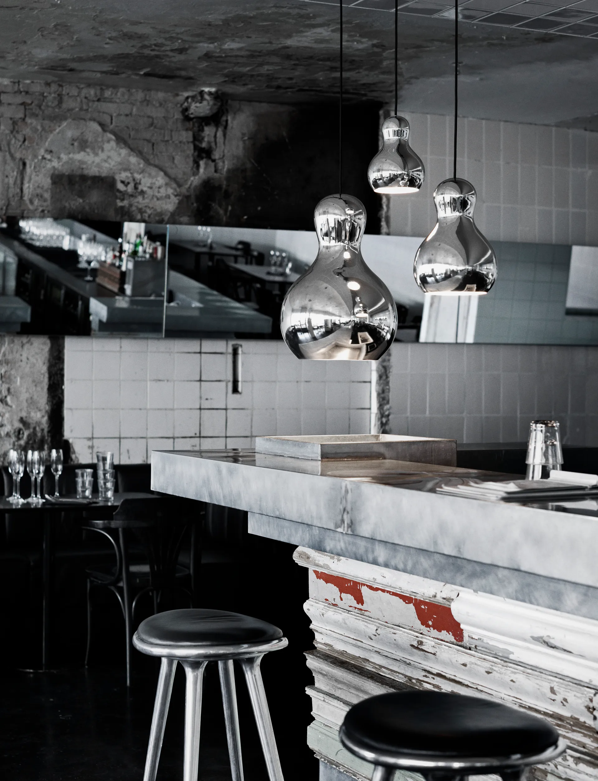 Calabash P1 hanglamp, Zilver Fritz Hansen