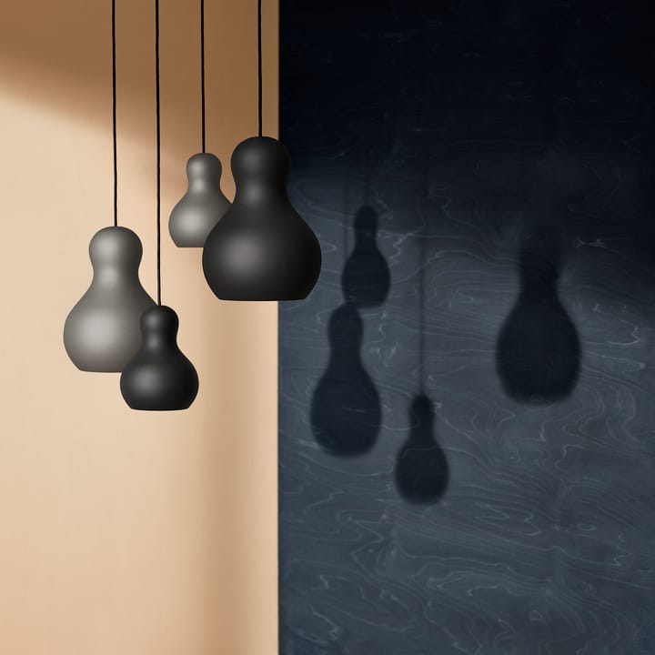 Calabash P2 hanglamp mat, Grey meteor Fritz Hansen