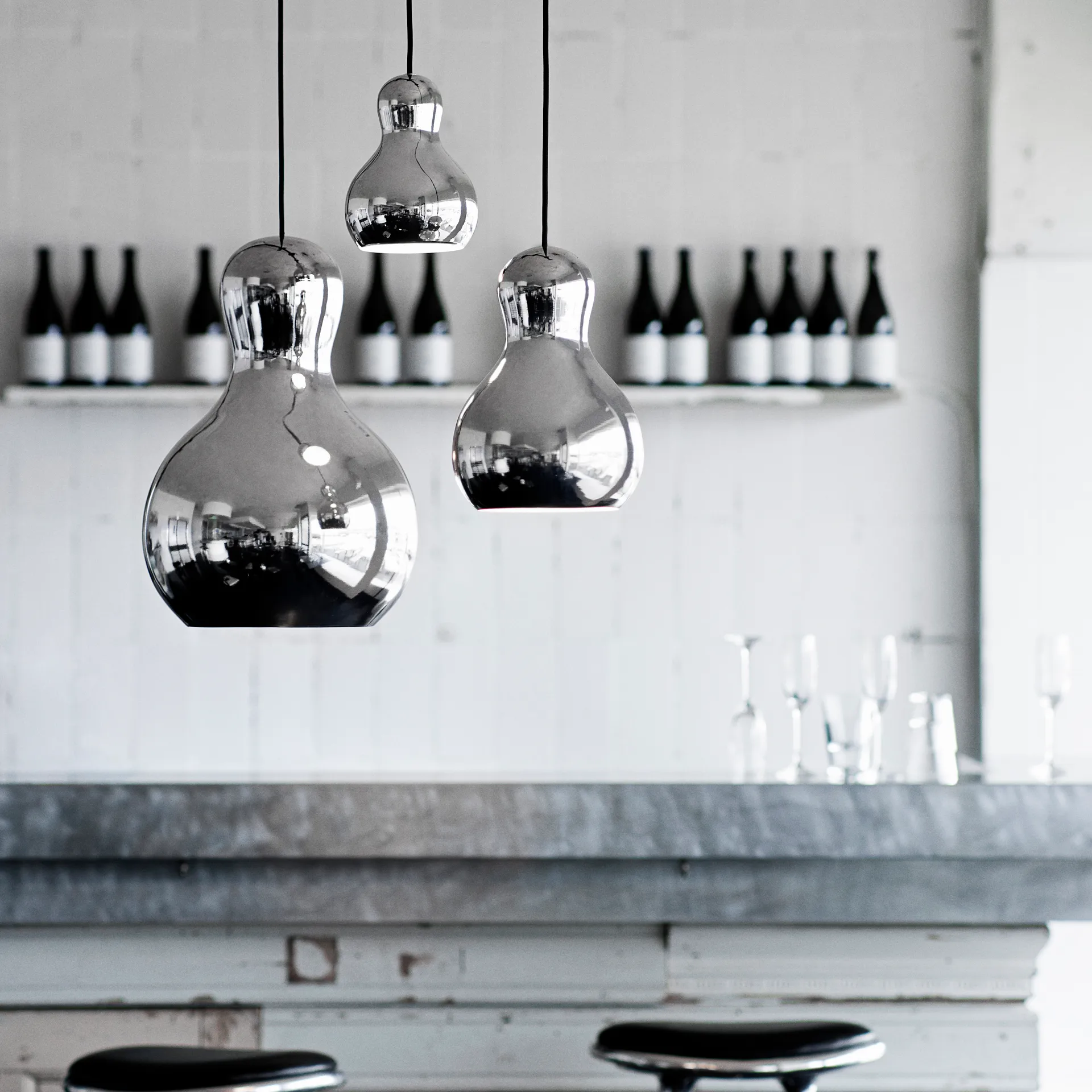 Calabash P3 hanglamp, Zilver Fritz Hansen