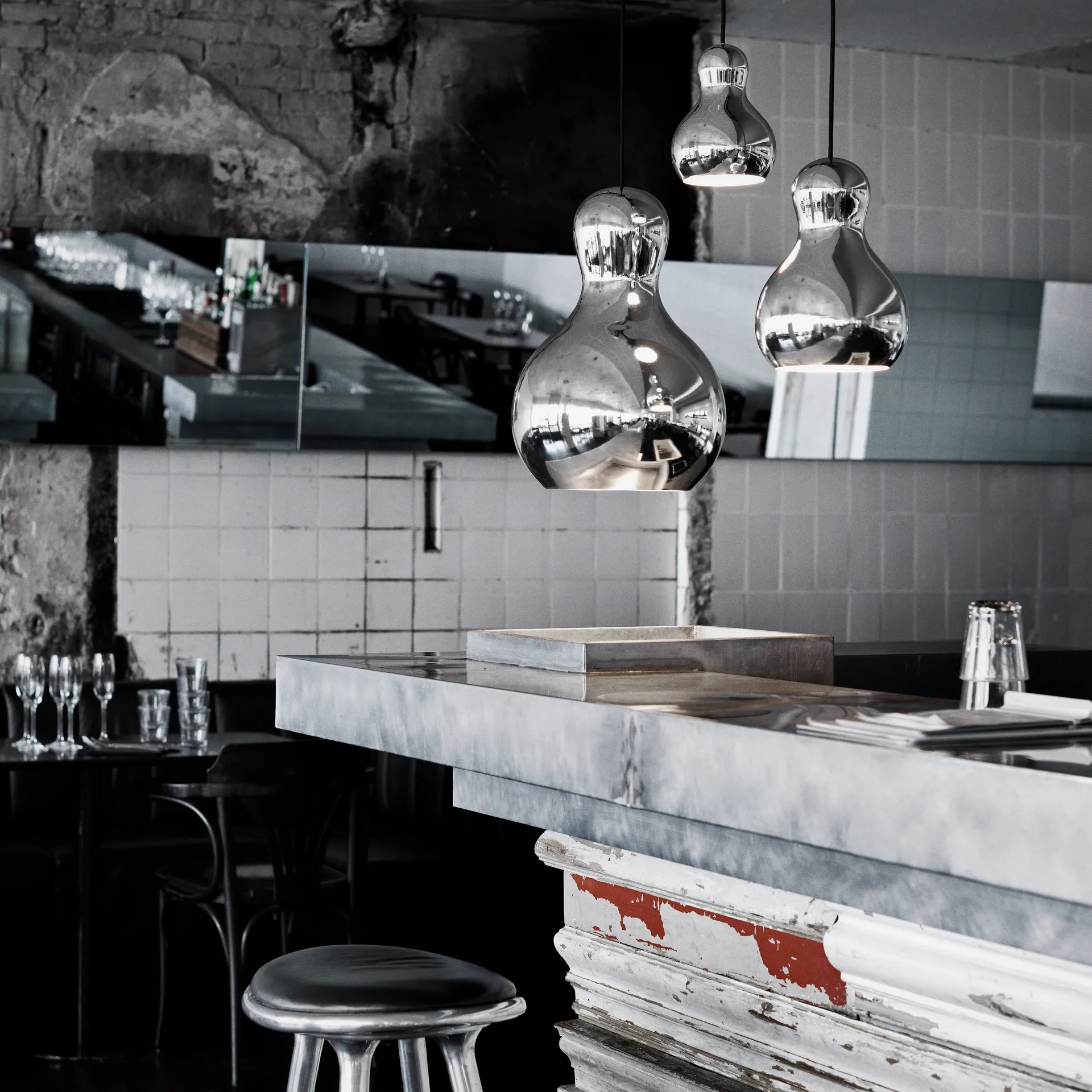 Calabash P3 hanglamp, Zilver Fritz Hansen