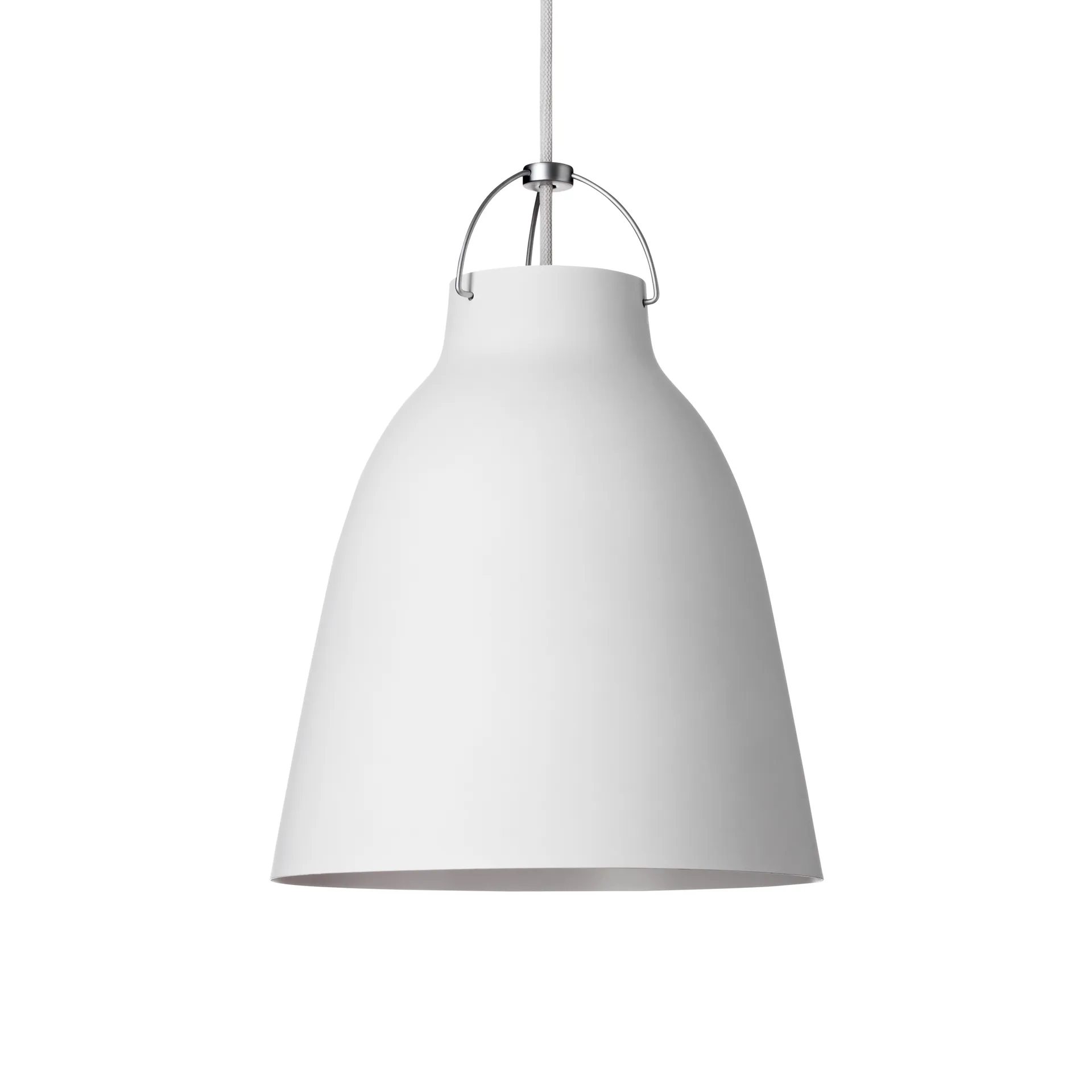 Caravaggio P2 hanglamp matteee, Wit Fritz Hansen