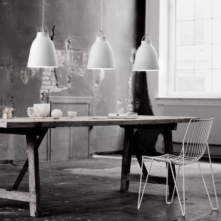 Caravaggio P2 hanglamp matteee, Wit Fritz Hansen